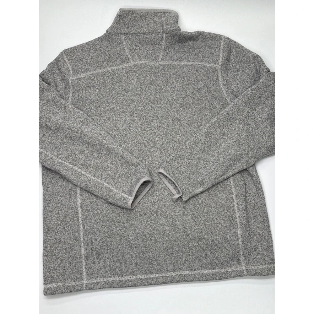 The North Face Mens Gordon Lyons 1/4 Zip‎ Fleece Pullover Heather Grey Large